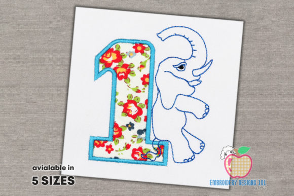 1st Birthday Elephant