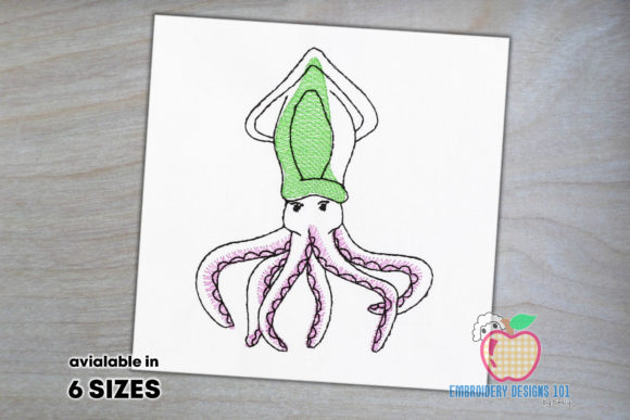 Angry Octopus Wearing Hat