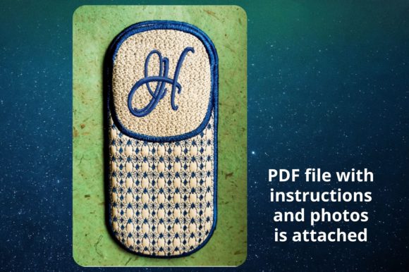 Eye-catching Eyeglass Case Letter H