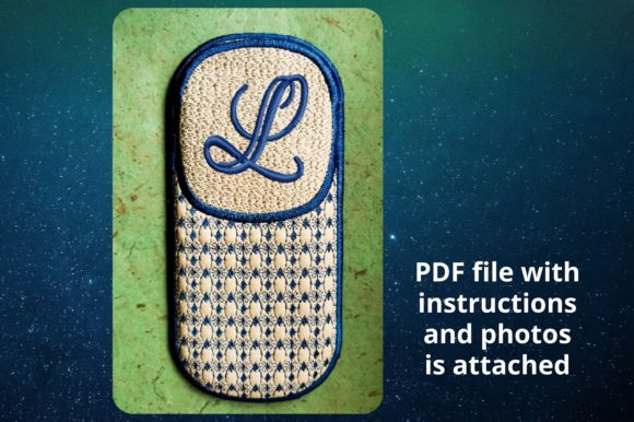 Eye-catching Eyeglass Case Letter L