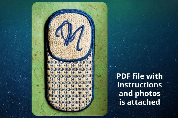 Eyeglass Case Letter N