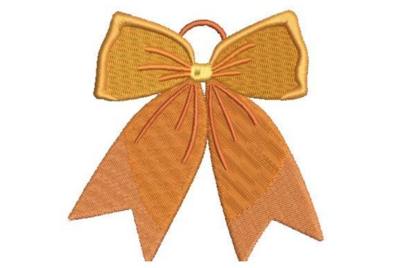 Hair Bow Embroidery Design