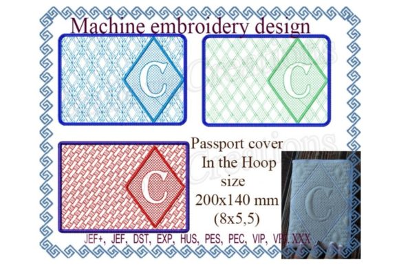 In the Hoop Passport Cover - C