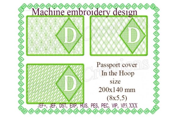 In the Hoop Passport Cover - D