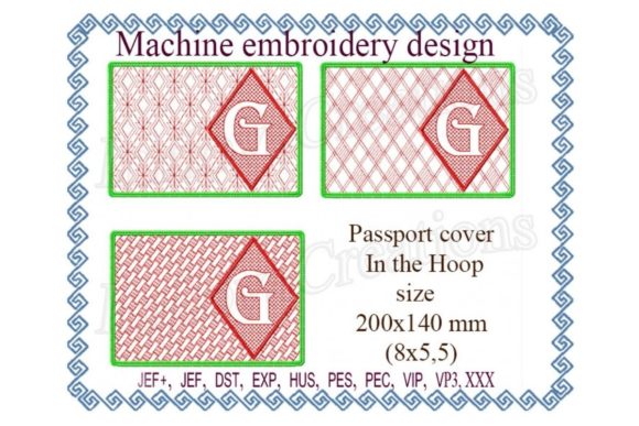 In the Hoop Passport Cover G