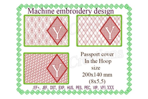 In the Hoop Passport Cover Y