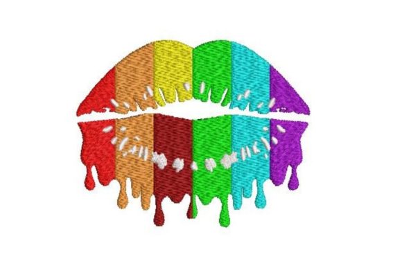 Pride Dripping Lips