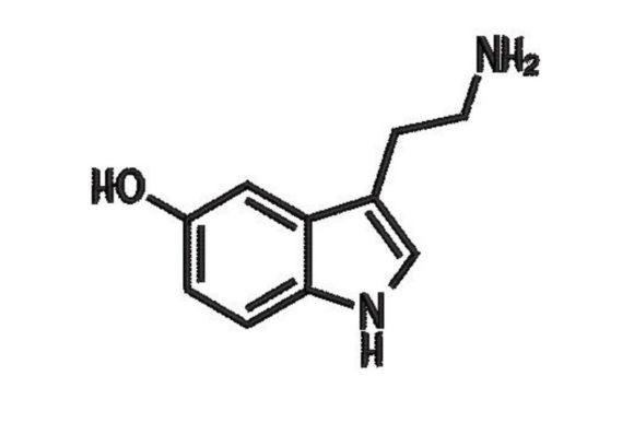 Serotonin Chemistry Symbol