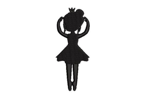 Silhouette of a Child Ballerina