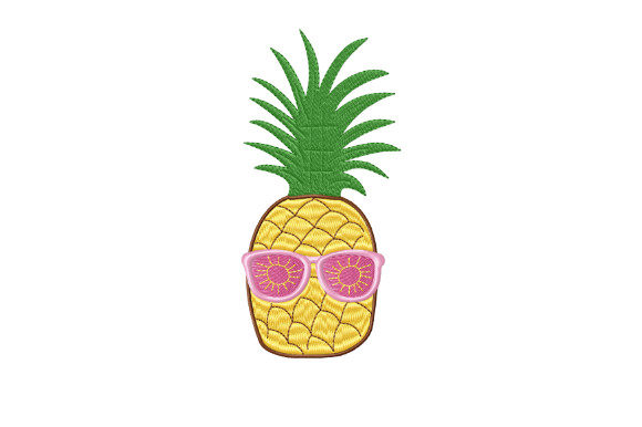 Sunny Pineapple in Pink Glasses