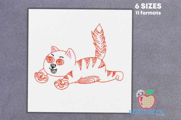 Tabby Cat Lying Down