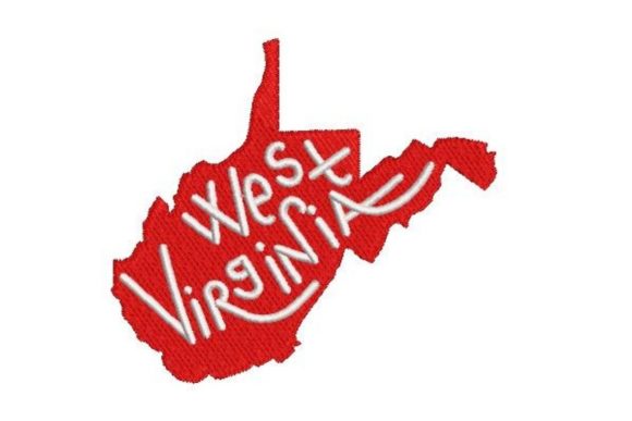 West Virginia Word Art